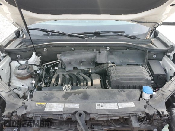 2021 Volkswagen Atlas SEL Premium with VIN 1V2TR2CAXMC505873, listed as a Copart auction lot 55989815 with 65,711 mi miles and Salvage title. Bid and sale history available at DreamBid. Image 12.