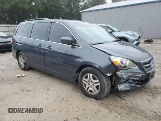 2006 Honda Odyssey EX-L with VIN 5FNRL38616B460593, listed as a Copart auction lot 46496915 with 205,948 mi miles and Salvage Title. Bid and sale history available at carsss.com. Image 4.