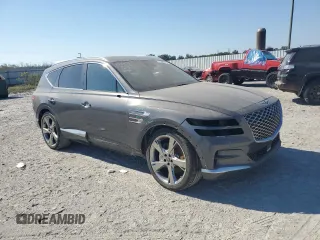 2023 Genesis GV80 z VIN KMUHBDSB0PU111862, wystawiony jako Copart lot #77570374 z przebiegiem 24 585 mil mil oraz Szkoda całkowita • Salvage title. Historia ofert i sprzedaży dostępna na DreamBid. Obrazek 4.