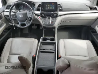 2022 Honda Odyssey EX-L with VIN 5FNRL6H74NB036835, listed as a Copart auction lot 50445655 with 55,276 mi miles and Salvage Title. Bid and sale history available at DreamBid. Image 8.