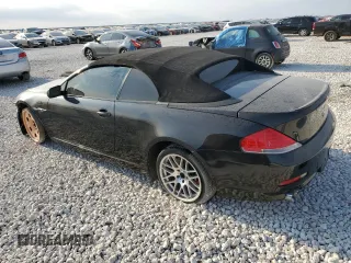 2005 BMW 6 Series 645Ci with VIN WBAEK73495B328100, listed as a Copart auction lot 76064664 with 122,069 mi miles and Salvage Title. Bid and sale history available at carsss.com. Image 2.