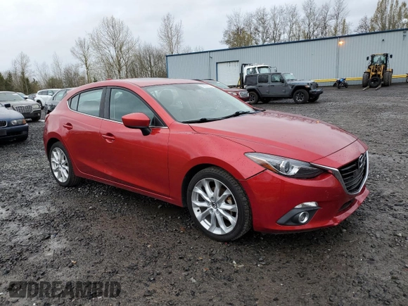 2014 Mazda 3 S Grand Touring z VIN JM1BM1M39E1203476, wystawiony jako Copart lot #50562325 z przebiegiem 76 462 mil mil oraz Szkoda całkowita • Salvage title. Historia ofert i sprzedaży dostępna na DreamBid. Obrazek 4.