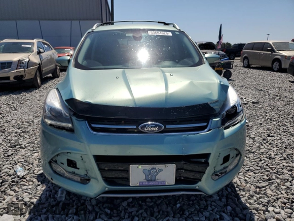 2013 Ford Escape Titanium with VIN 1FMCU0J95DUD15353, listed as a Copart auction lot 53604625 with 49,652 mi miles and Salvage Title. Bid and sale history available at carsss.com. Image 5.
