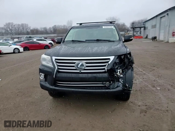2015 Lexus LX 570 with VIN JTJHY7AX7F4184982, listed as a Copart auction lot 83942454 with 140,524 mi miles and Salvage Title. Bid and sale history available at DreamBid. Image 11.