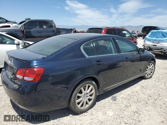 2006 Lexus GS 300 z VIN JTHCH96S360019894, wystawiony jako Copart lot #59240945 z przebiegiem Nie podano mil oraz Czysty tytuł • Clean title. Historia ofert i sprzedaży dostępna na DreamBid. Obrazek 3.