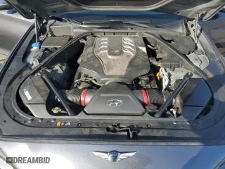 2015 Hyundai Genesis 5.0L with VIN KMHGN4JF0FU072937, listed as a Copart auction lot 47701725 with 57,081 mi miles and Salvage Title. Bid and sale history available at carsss.com. Image 12.