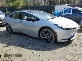 2023 Toyota Prius LE with VIN JTDADABU8P3002408, listed as a Copart auction lot 47490975 with 34,846 mi miles and Salvage Title. Bid and sale history available at DreamBid. Image 4.