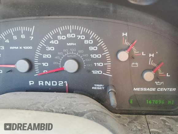 2004 Ford Expedition Special Service with VIN 1FMPU16L94LA55055, listed as a Copart auction lot 61635705 with 167,896 mi miles and Clean title. Bid and sale history available at DreamBid. Image 9.