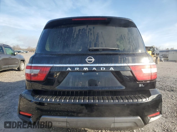 2021 Nissan Armada SL z VIN JN8AY2BC8M9145034, wystawiony jako Copart lot #42877325 z przebiegiem 76 272 mil mil oraz Szkoda całkowita • Salvage title. Historia ofert i sprzedaży dostępna na DreamBid. Obrazek 6.