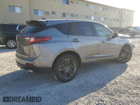 2023 Acura RDX w/A-Spec Package with VIN 5J8TC1H65PL008415, listed as a Copart auction lot 48264605 with 30,333 mi miles and Salvage title. Bid and sale history available at DreamBid. Image 3.