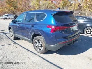 2022 Hyundai Santa Fe SE with VIN 5NMS1DAJ5NH437424, listed as a IAAI auction lot 40666731 with 27,344 mi miles. Bid and sale history available at carsss.com. Image 3.