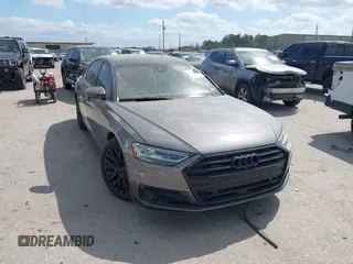 2019 Audi A8 L with VIN WAU8DAF89KN010314, listed as a IAAI auction lot 41767695 with 1 mi miles. Bid and sale history available at carsss.com. Image 1.