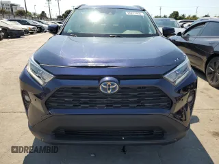 2021 Toyota RAV4 Hybrid XLE with VIN 2T3RWRFV4MW113240, listed as a Copart auction lot 65217455 with 42,715 mi miles and Salvage title. Bid and sale history available at DreamBid. Image 5.