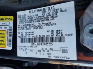 2014 Lincoln MKZ Hybrid z VIN 3LN6L2LU8ER825265, wystawiony jako Copart lot #49480805 z przebiegiem 138 746 mil mil oraz Szkoda całkowita • Salvage title. Historia ofert i sprzedaży dostępna na DreamBid. Obrazek 15.