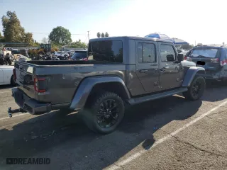 2021 Jeep Gladiator High Altitude with VIN 1C6HJTFG1ML503067, listed as a Copart auction lot 71454834 with 34,648 mi miles and Salvage Title. Bid and sale history available at carsss.com. Image 3.