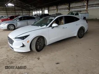 2021 Hyundai Sonata Hybrid Limited with VIN KMHL54JJ9MA032566, listed as a Copart auction lot 49005615 with 67,704 mi miles and Salvage Title. Bid and sale history available at carsss.com. Image 1.