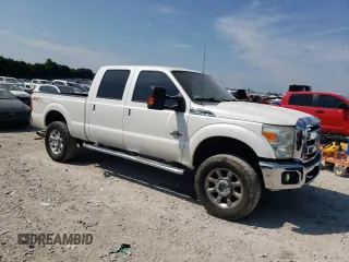 2011 Ford F-250 XL with VIN 1FT7W2BT6BEA84458, listed as a Copart auction lot 62356755 with 225,964 mi miles and Salvage title. Bid and sale history available at DreamBid. Image 4.