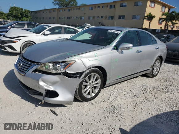 2011 Lexus ES with VIN JTHBK1EG0B2443351, listed as a Copart auction lot 51949665 with 147,117 mi miles and Salvage Title. Bid and sale history available at carsss.com. Image 1.