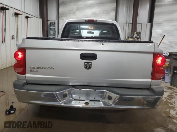 2006 Dodge Dakota SLT with VIN 1D7HW48K16S710932, listed as a Copart auction lot 47996455 with 221,677 mi miles and Salvage Title. Bid and sale history available at carsss.com. Image 6.