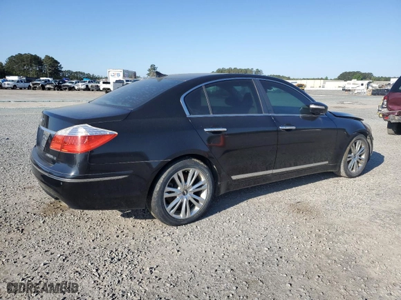 2011 Hyundai Genesis with VIN KMHGC4DF1BU124748, listed as a Copart auction lot 52263275 with 145,672 mi miles and Clean Title. Bid and sale history available at carsss.com. Image 3.