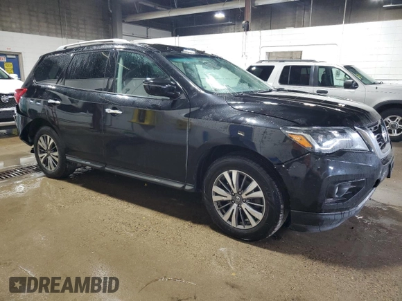 2017 Nissan Pathfinder SV with VIN 5N1DR2MM7HC662261, listed as a Copart auction lot 61438525 with 159,864 mi miles and Salvage title. Bid and sale history available at DreamBid. Image 4.