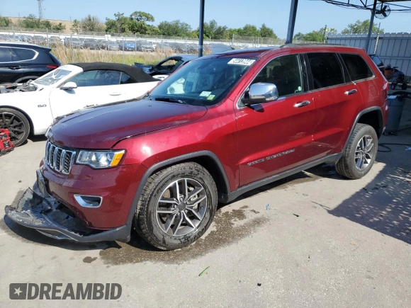 2022 Jeep Grand Cherokee WK Limited with VIN 1C4RJFBG2NC138629, listed as a Copart auction lot 54413944 with 50,191 mi miles and Non Repairable. Bid and sale history available at carsss.com. Image 1.