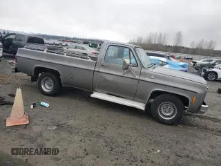 1977 GMC Sierra 1500 with VIN TCL4471504040, listed as a Copart auction lot 81852484 with Not Provided miles and Salvage Title. Bid and sale history available at DreamBid. Image 4.