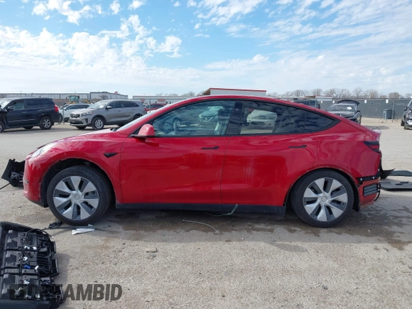 2023 Tesla Model Y Long Range with VIN 7SAYGDEE5PA198483, listed as a IAAI auction lot 41433952 with 24,753 mi miles and . Bid and sale history available at DreamBid. Image 15.