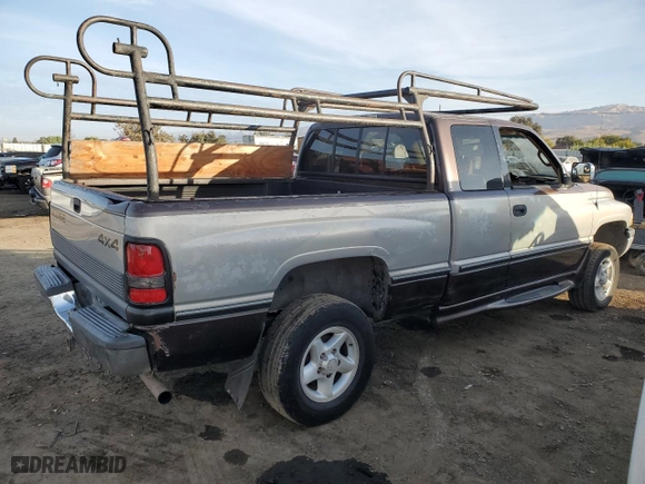 1997 Dodge Ram 1500 with VIN 1B7HF13Y8VJ548175, listed as a Copart auction lot 78547814 with 133,167 mi miles and Salvage Title. Bid and sale history available at carsss.com. Image 3.