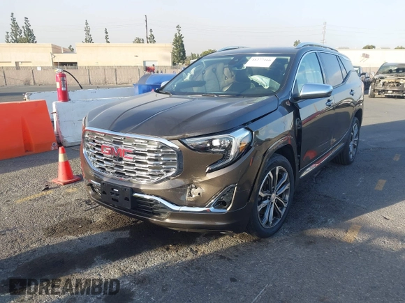 2019 GMC Terrain Denali with VIN 3GKALSEX3KL263560, listed as a IAAI auction lot 41277166 with 54,044 mi miles. Bid and sale history available at carsss.com. Image 2.