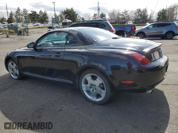 2004 Lexus SC 430 z VIN JTHFN48Y740060990, wystawiony jako Copart lot #48016905 z przebiegiem 77 766 mil mil oraz Nie do naprawy • Non repairable. Historia ofert i sprzedaży dostępna na DreamBid. Obrazek 3.