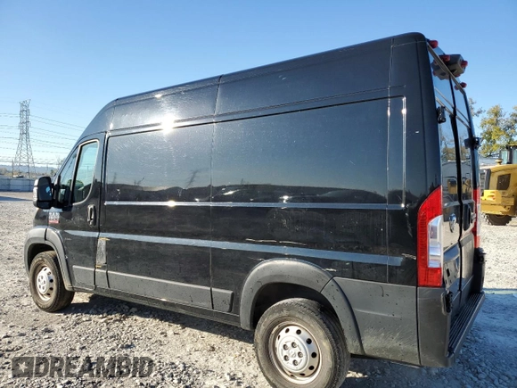 2021 Ram ProMaster Cargo with VIN 3C6LRVBG9ME584204, listed as a Copart auction lot 76282354 with 61,728 mi miles and Clean Title. Bid and sale history available at carsss.com. Image 2.