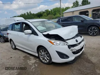 2015 Mazda Mazda5 Grand Touring with VIN JM1CW2DL0F0188152, listed as a Copart auction lot 54761414 with 0 mi miles and Salvage Title. Bid and sale history available at carsss.com. Image 4.