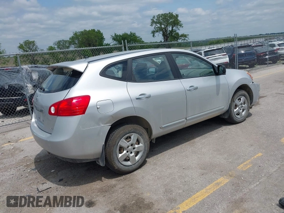 2012 Nissan Rogue S with VIN JN8AS5MV2CW391630, listed as a IAAI auction lot 42454192 with 164,624 mi miles and . Bid and sale history available at DreamBid. Image 4.