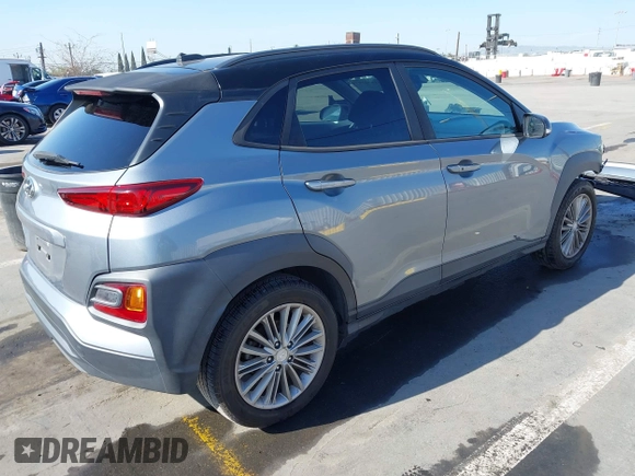 2019 Hyundai Kona SEL with VIN KM8K22AA3KU382845, listed as a IAAI auction lot 41990193 with 61,952 mi miles. Bid and sale history available at carsss.com. Image 4.