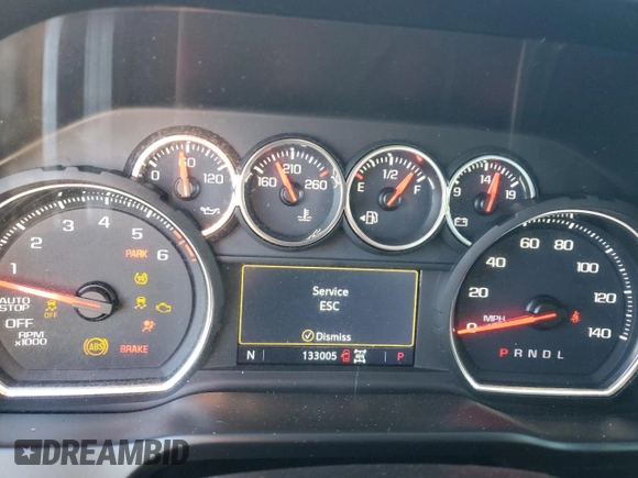 2019 Chevrolet Silverado 1500 RST with VIN 1GCRYEED9KZ226917, listed as a Copart auction lot 43112855 with 133,005 mi miles and Salvage Title. Bid and sale history available at DreamBid. Image 9.