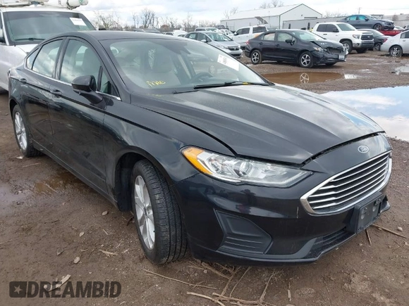 2019 Ford Fusion SE with VIN 3FA6P0HD4KR248841, listed as a IAAI auction lot 41880543 with 87,803 mi miles. Bid and sale history available at carsss.com. Image 1.