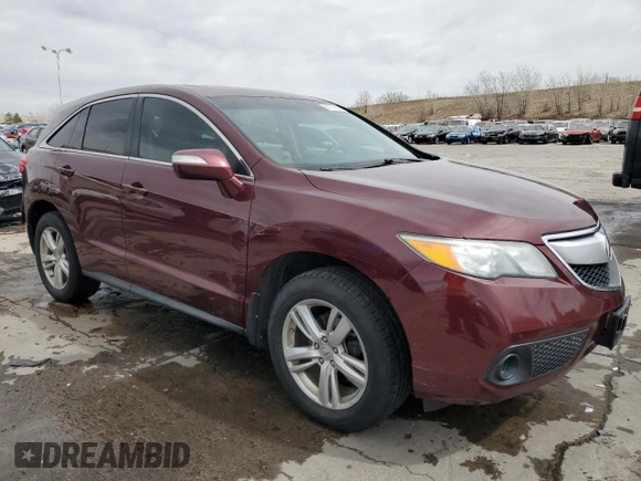 2013 Acura RDX with VIN 5J8TB4H34DL009576, listed as a Copart auction lot 50074895 with 150,589 mi miles and Salvage Title. Bid and sale history available at carsss.com. Image 4.