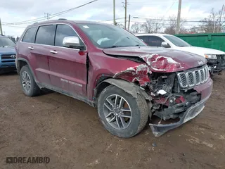 2020 Jeep Grand Cherokee Limited with VIN 1C4RJFBG6LC401573, listed as a IAAI auction lot 41458439 with 149,519 mi miles. Bid and sale history available at carsss.com. Image 1.
