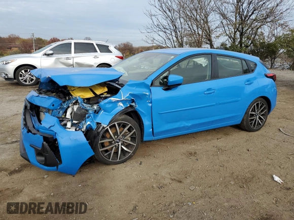2024 Subaru Impreza Sport with VIN JF1GUAFC9R8234443, listed as a Copart auction lot 81351194 with 7,694 mi miles and Salvage Title. Bid and sale history available at carsss.com. Image 1.