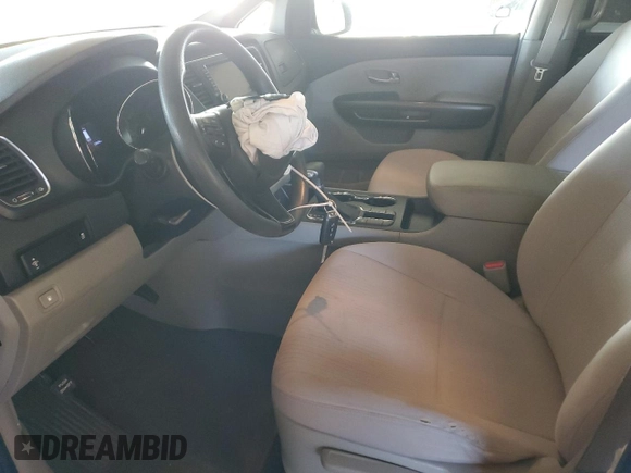 2019 Kia Sedona L with VIN KNDMA5C13K6559221, listed as a Copart auction lot 85486564 with 130,248 mi miles and Salvage Title. Bid and sale history available at carsss.com. Image 7.
