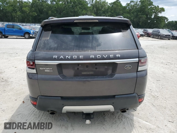2016 Land Rover Range Rover Sport HSE with VIN SALWR2VF5GA544080, listed as a Copart auction lot 56178325 with 128,176 mi miles and Salvage Title. Bid and sale history available at DreamBid. Image 6.