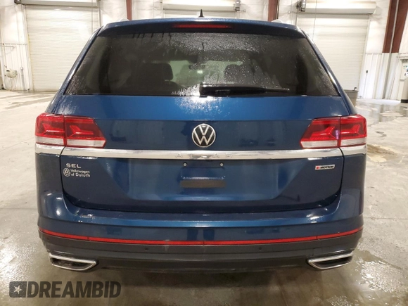 2021 Volkswagen Atlas SEL with VIN 1V2BP2CA9MC557058, listed as a Copart auction lot 40885974 with 50,966 mi miles and . Bid and sale history available at DreamBid. Image 6.