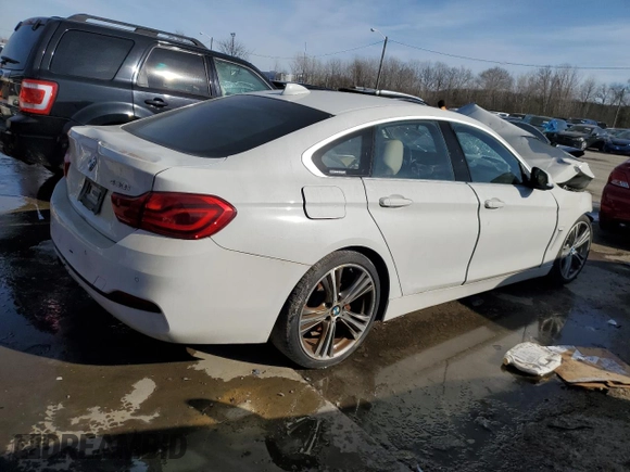 2018 BMW 4 Series 430i with VIN WBA4J1C59JBA30115, listed as a Copart auction lot 41644655 with Not Provided miles and Salvage Title. Bid and sale history available at DreamBid. Image 3.