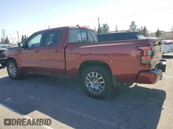 2022 Nissan Frontier SV с VIN 1N6ED1FJ9NN637623, выставлен на аукционе Copart как лот 57306685 с пробегом 23 446 миль миль и Списание • Salvage title. История ставок и продаж доступна на DreamBid. Изображение 2.
