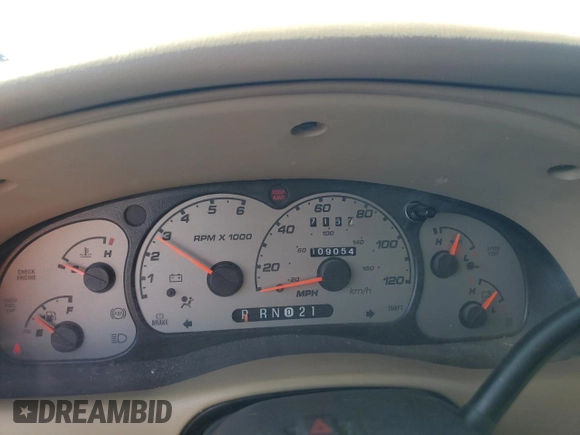 2003 Ford Ranger XLT Appearance z VIN 1FTYR44E23PB90515, wystawiony jako Copart lot #62690605 z przebiegiem 109 054 mil mil oraz Szkoda całkowita • Salvage title. Historia ofert i sprzedaży dostępna na DreamBid. Obrazek 9.