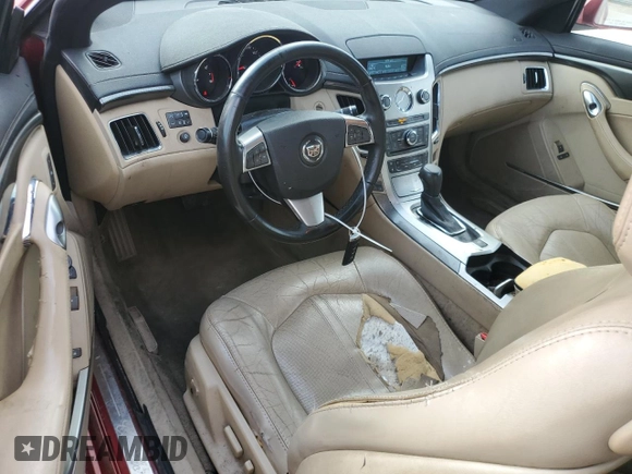 2011 Cadillac CTS Performance with VIN 1G6DJ1ED5B0109009, listed as a Copart auction lot 54777805 with 127,373 mi miles and Salvage title. Bid and sale history available at DreamBid. Image 8.