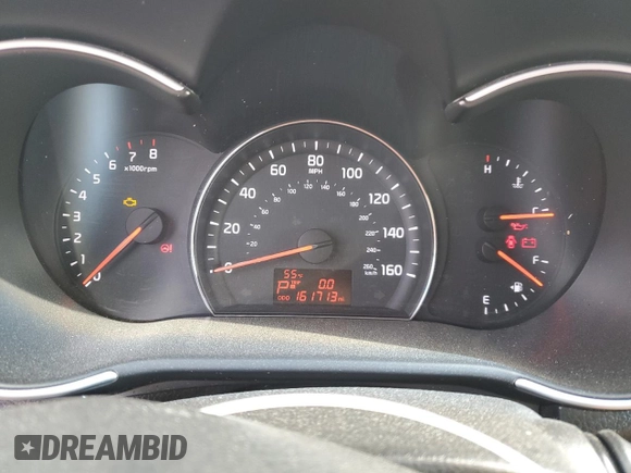 2015 Kia Sorento LX with VIN 5XYKTDA79FG601302, listed as a Copart auction lot 54741975 with 161,713 mi miles and Clean Title. Bid and sale history available at carsss.com. Image 9.