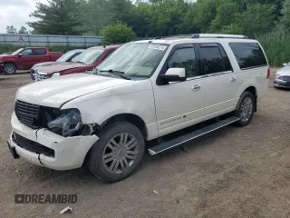 2008 Lincoln Navigator with VIN 5LMFL285X8LJ06438, listed as a Copart auction lot 59300214 with 124,799 mi miles and Salvage title. Bid and sale history available at DreamBid. Image 1.
