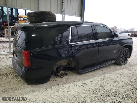 2018 Chevrolet Tahoe LS with VIN 1GNSKAKC4JR321530, listed as a Copart auction lot 82576704 with 0 mi miles and Salvage Title. Bid and sale history available at carsss.com. Image 3.